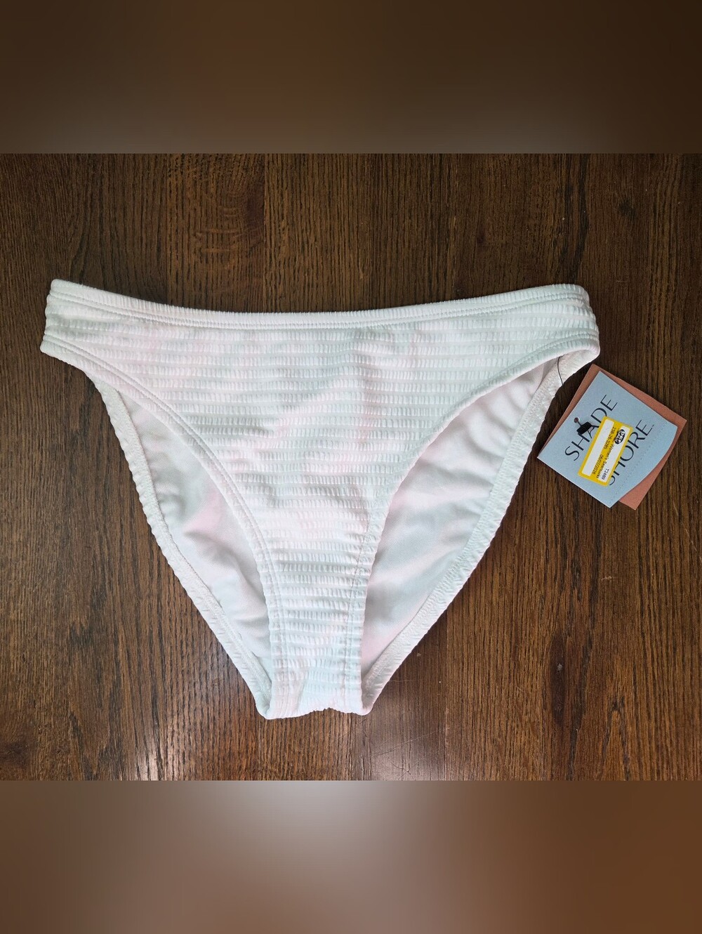New Shade & Shore Womens XS 0/2 White Bikini Swim Bottom